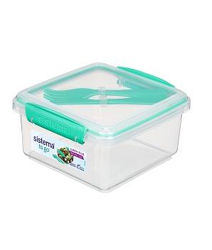 Sistema Plasticware Sandwich Box To Go Assorted Each